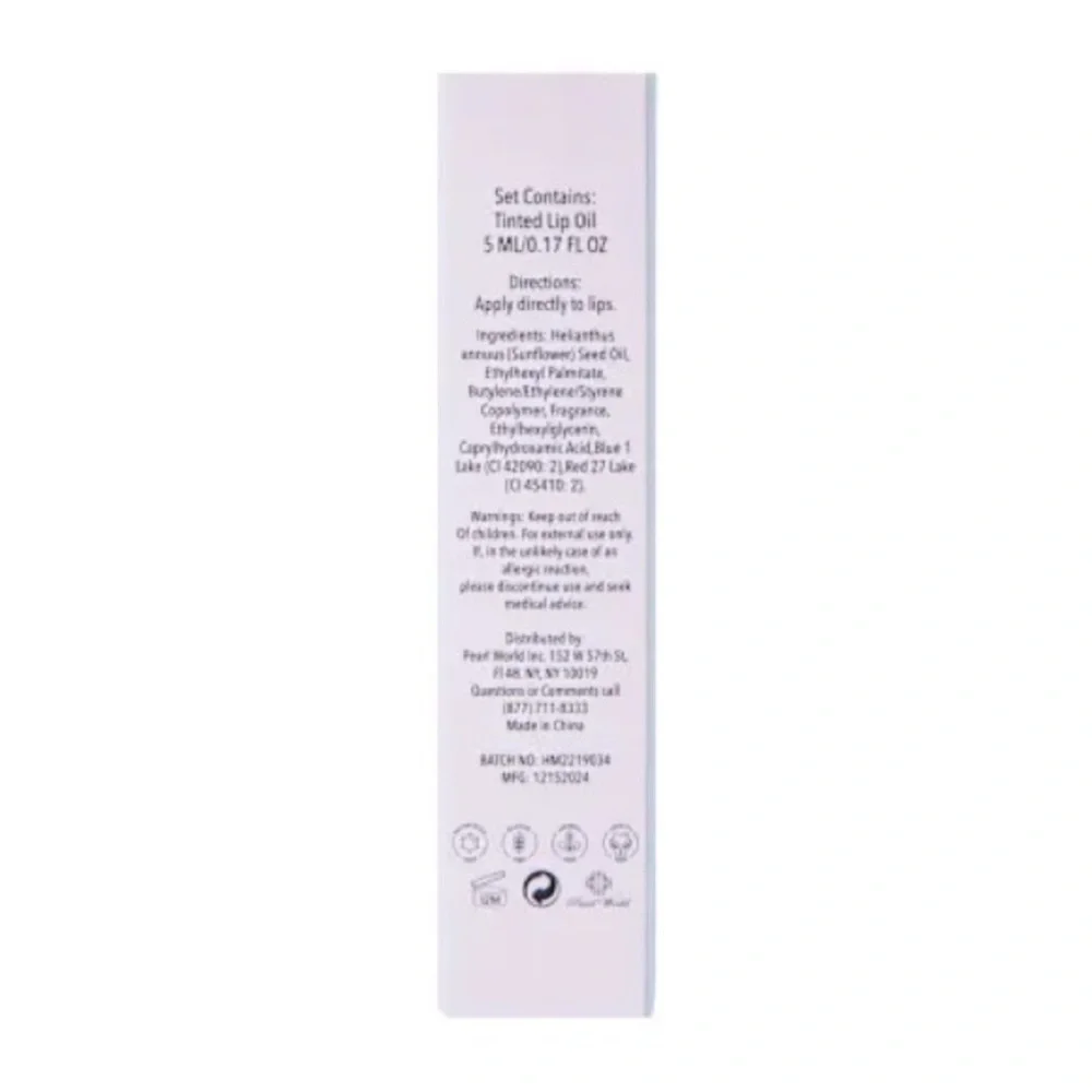 Tinted Lip Oil - Cherry  - Smile and Shine - New in Sealed Box